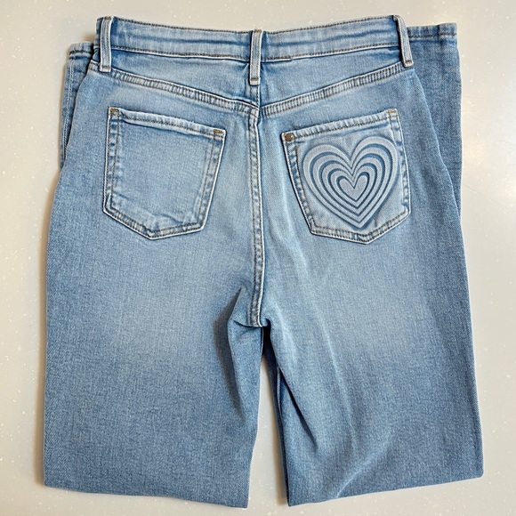 Girls H&M Comfort Stretch Flare Fit High Waist Jeans (10-12 Girls) - Picture 3 of 14